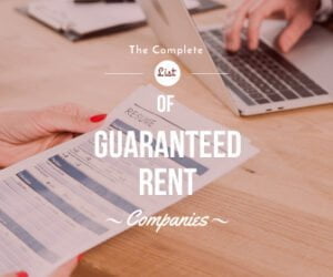 complete list of guaranteed rent companies UK