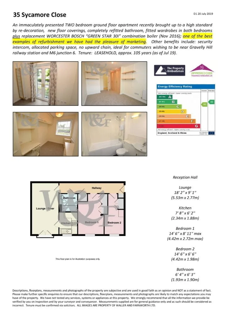 portfolio flat sold in erdington 2